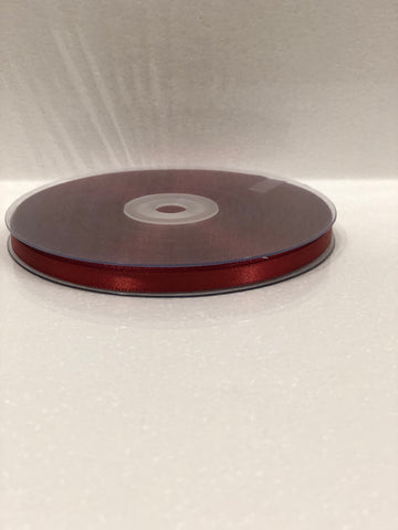 NASTRO RASO BORDEAUX 6 MM