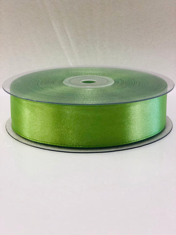 NASTRO RASO VERDE MELA 25 MM